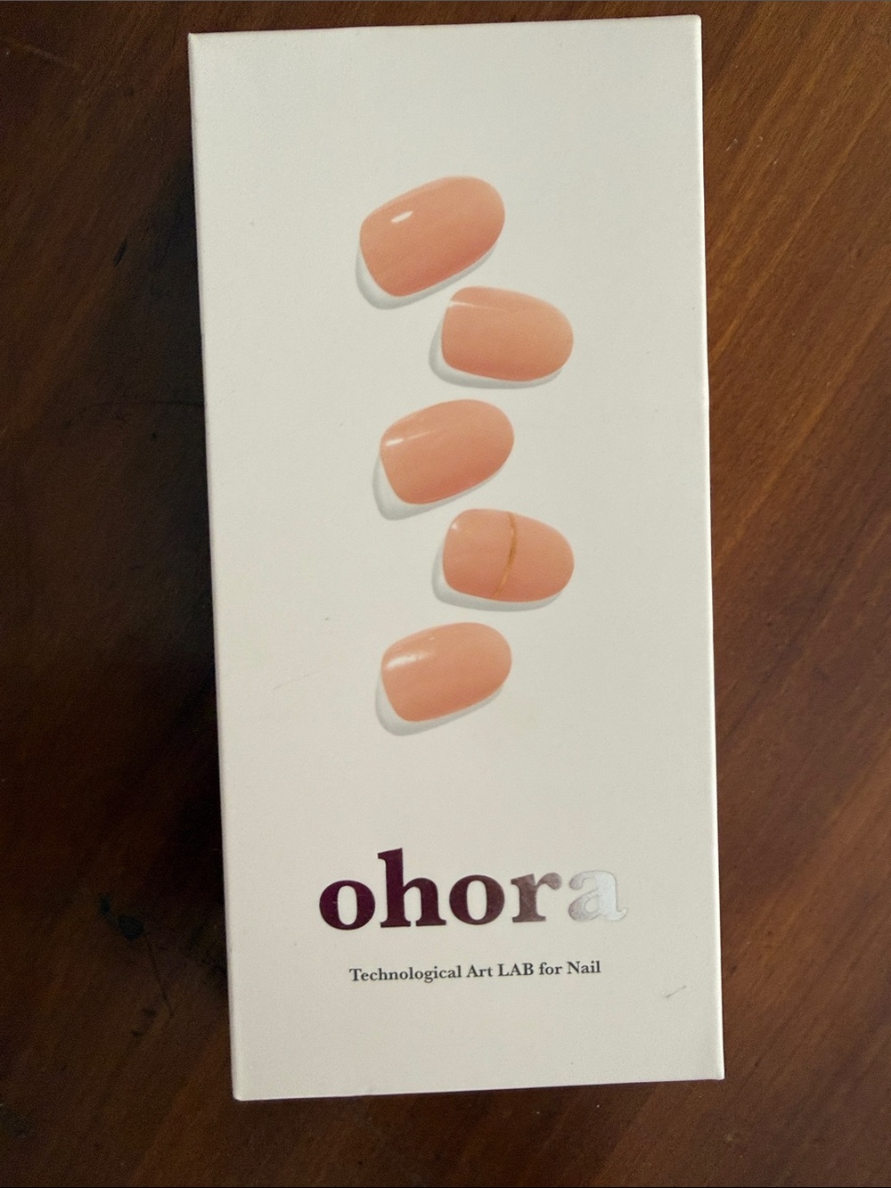 Ohora Peach Semicured Gel Nail Kit — Soft Peach Salon Finish